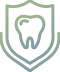 tooth in shield icon